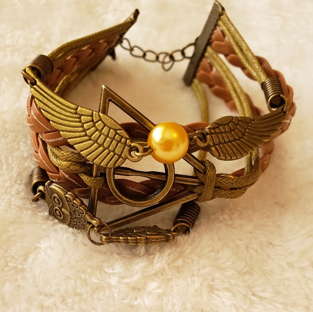 Harry Potter deathly hallows bracelet